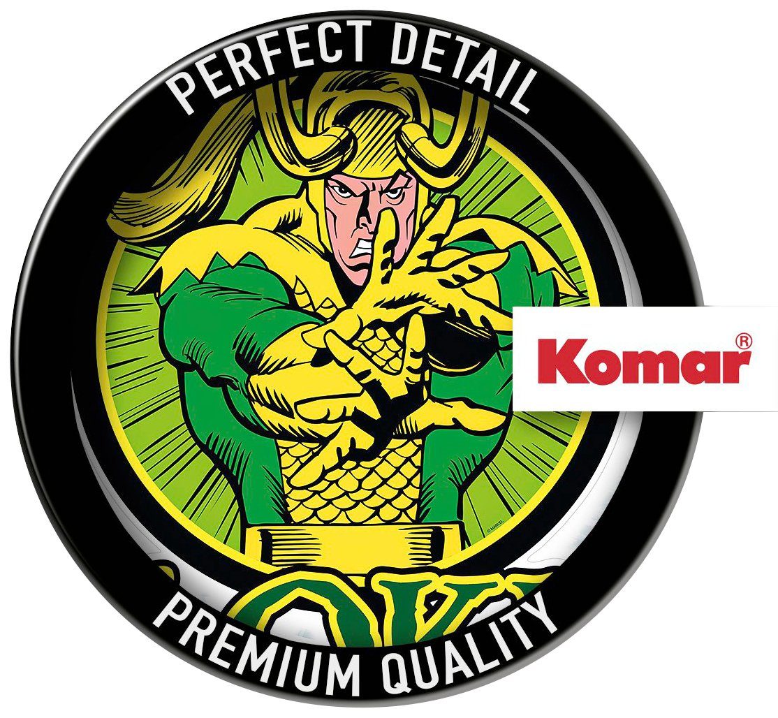 Classic Komar (1 50x70 Wandtattoo cm (Breite Höhe), selbstklebendes St), Wandtattoo x Loki Comic