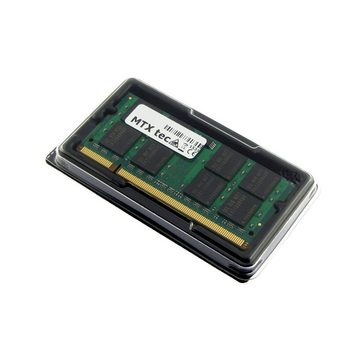 MTXtec Arbeitsspeicher 2 GB RAM für FUJITSU LifeBook E-8310, E8310 Laptop-Arbeitsspeicher
