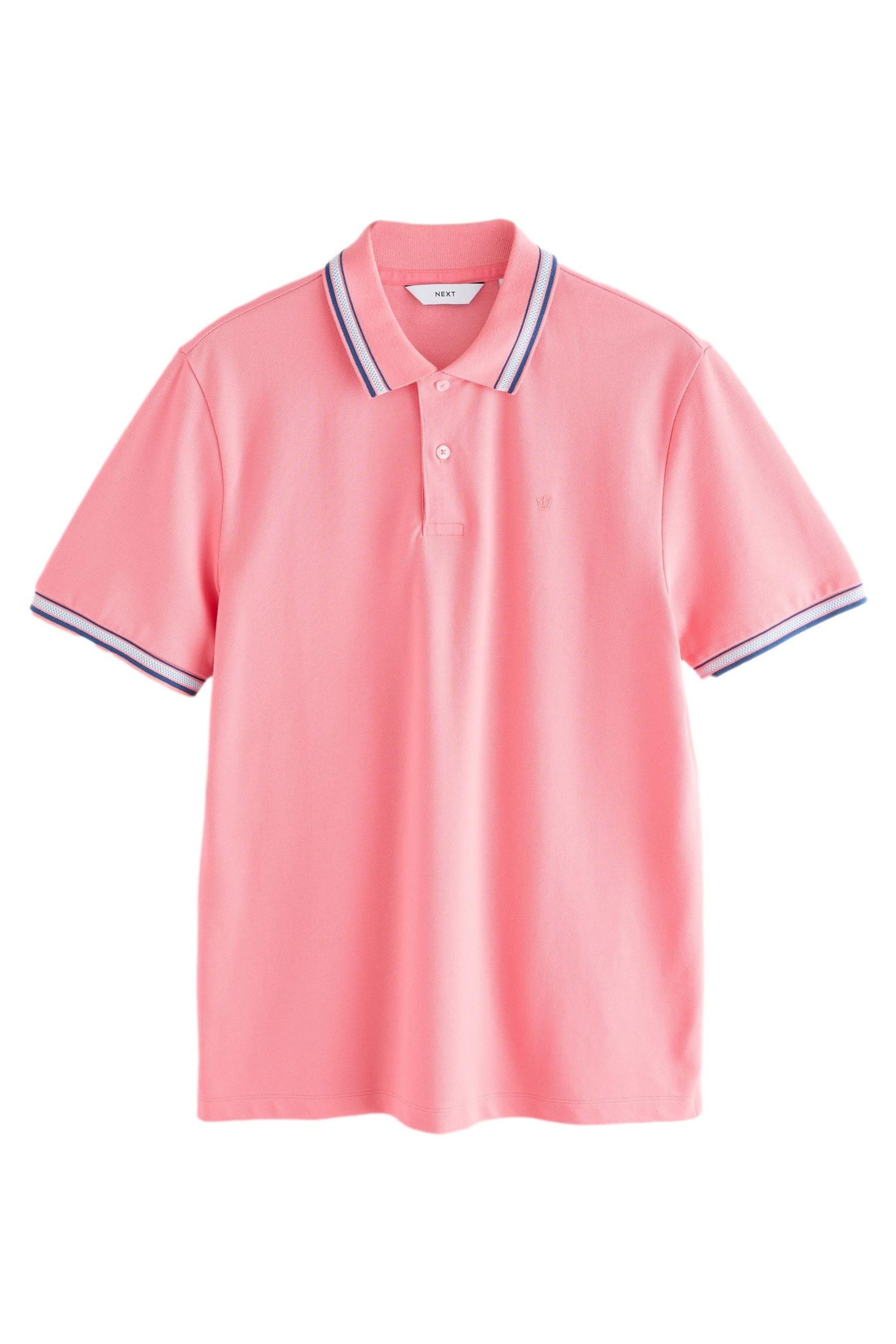 Poloshirt Poloshirt mit breitem Bruststreifen