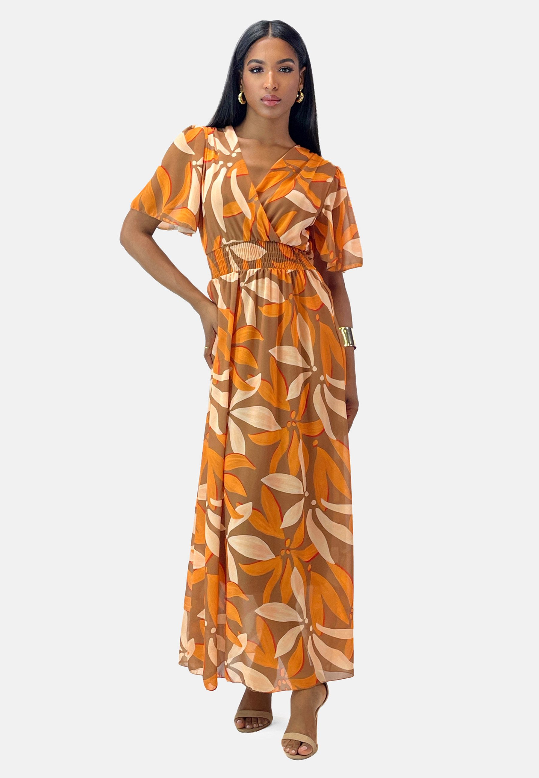 Elara Midikleid Elara Damen Maxikleid (1-tlg) günstig online kaufen