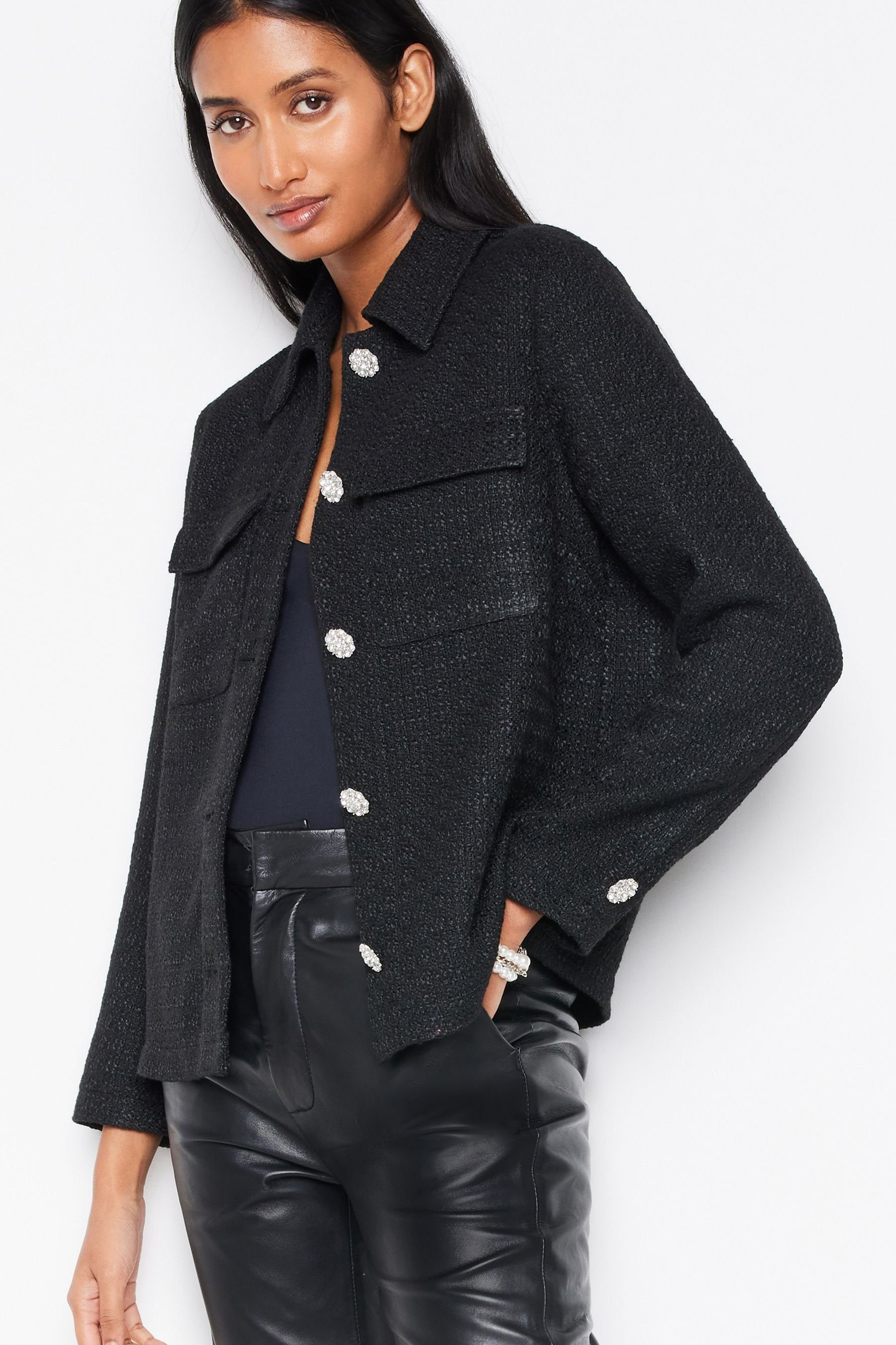 Next Hemdjacke Bouclé-Hemdjacke (1-St)