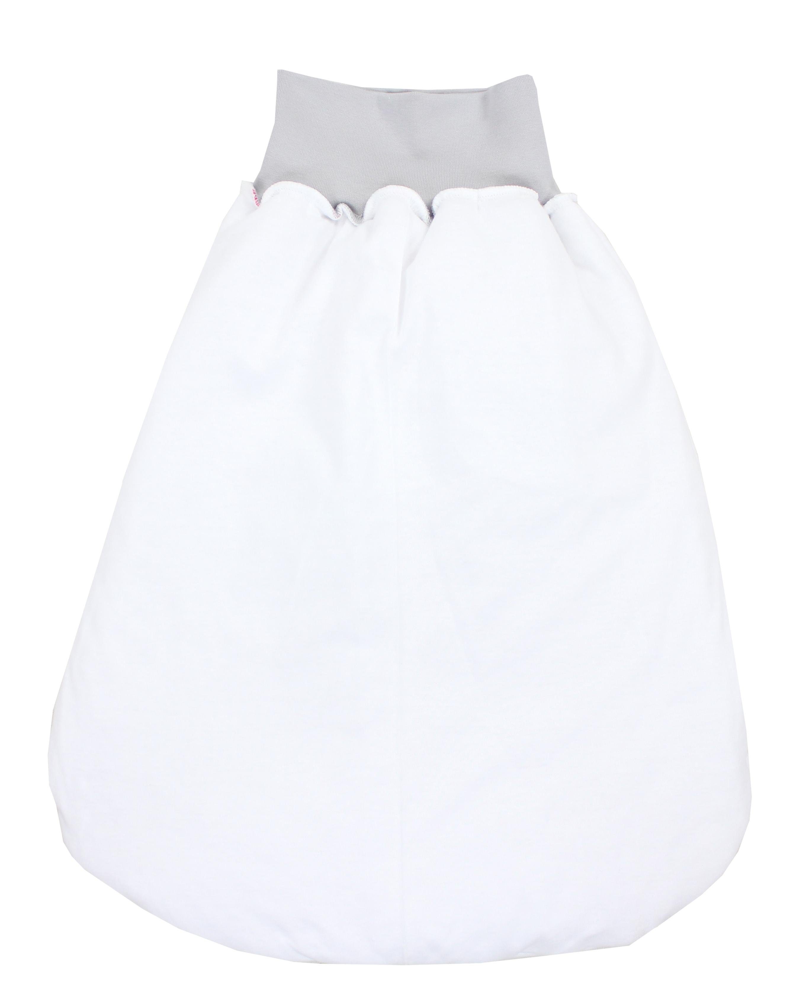 TupTam Babyschlafsack TupTam Sterne Bund Unisex Grau Strampelsack mit Weiße breitem Wattiert Baby 