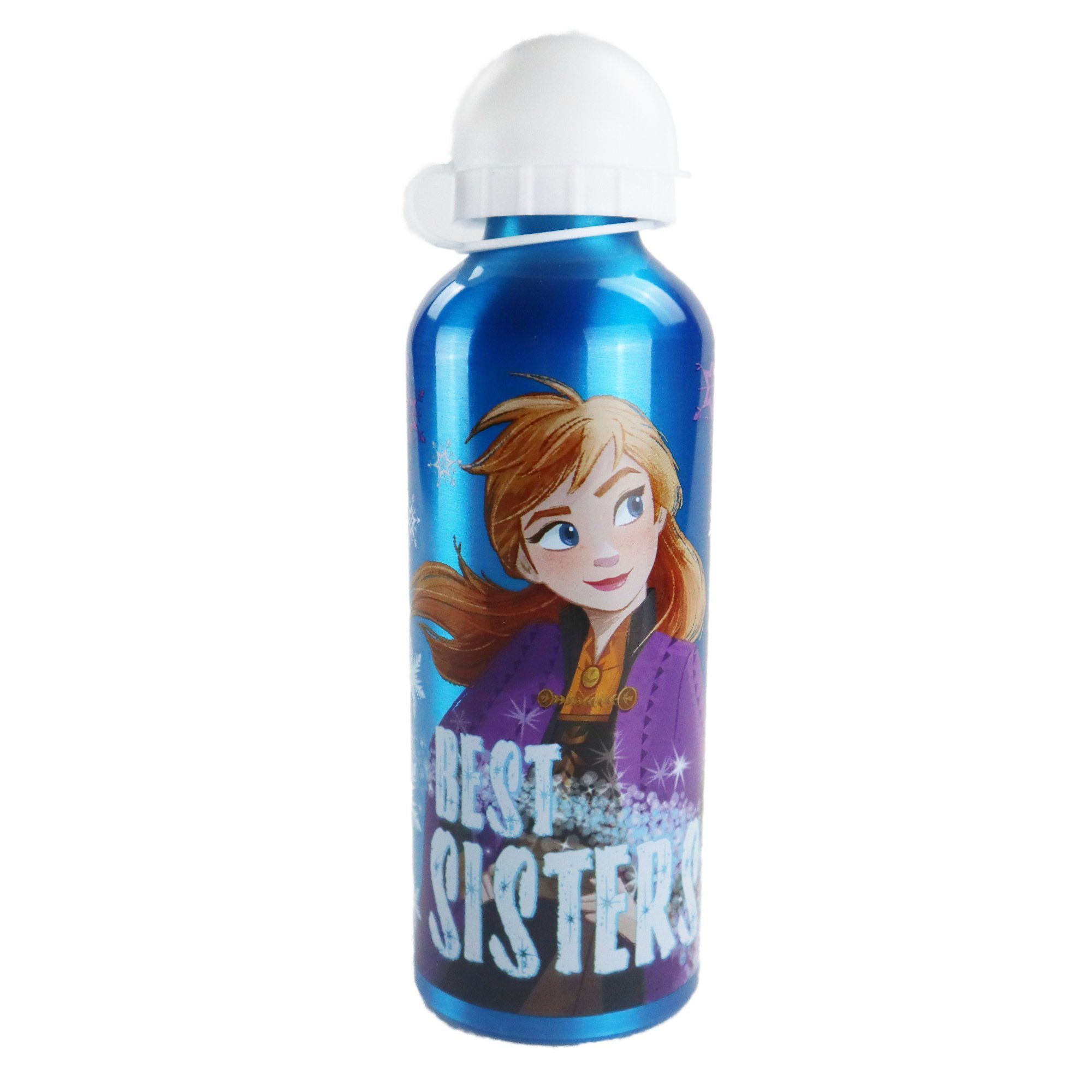 Anna Flasche 500 Elsa Disney Trinkflasche Wasserflasche Die Eiskönigin ml, Alu Disney