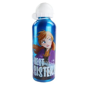 Disney Trinkflasche Disney Die Eiskönigin Alu Wasserflasche Flasche 500 ml, Anna Elsa