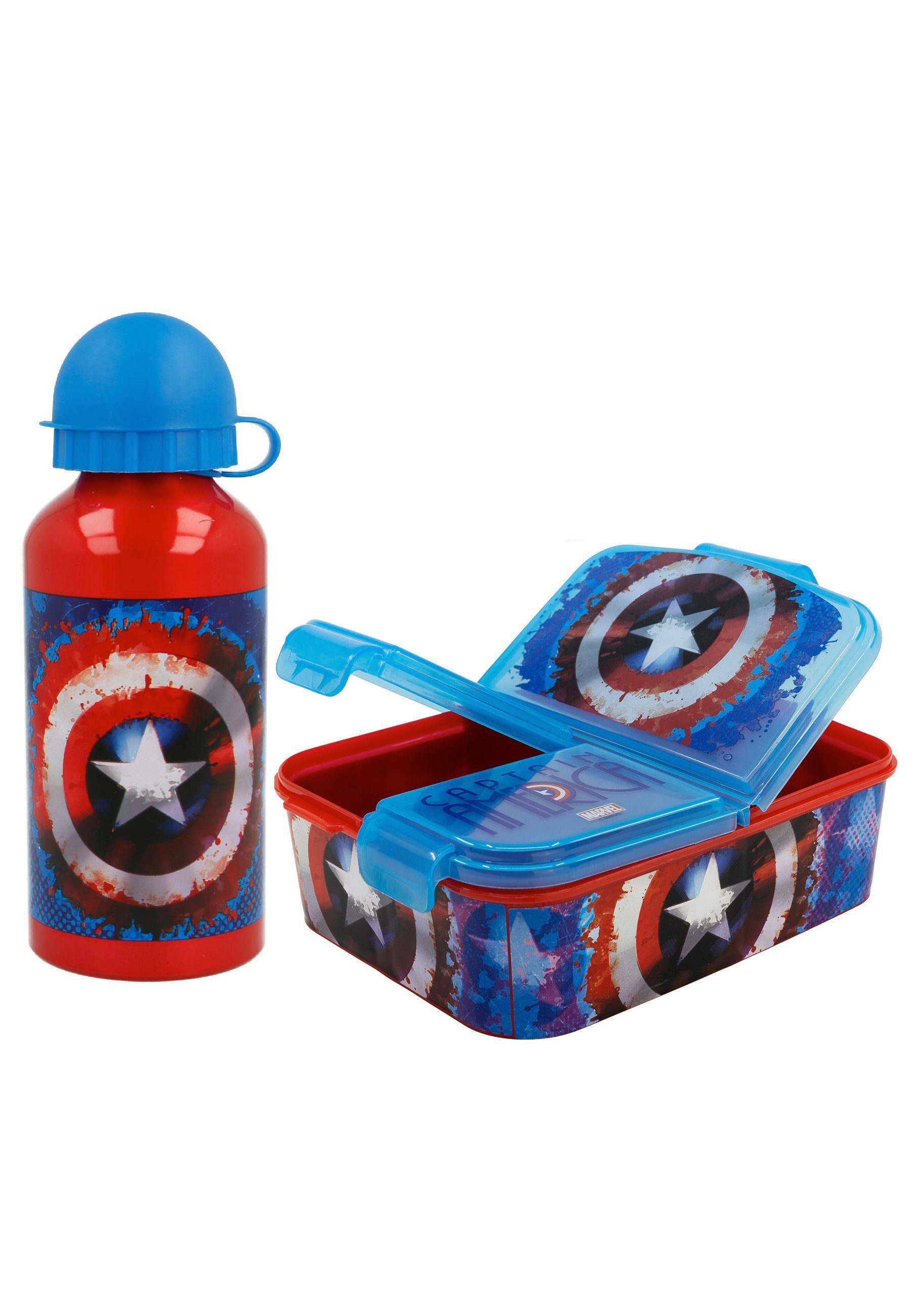 Captain America Brotzeitdose Brotdose Lunchbox Frühstücksdose Marvel Avengers 