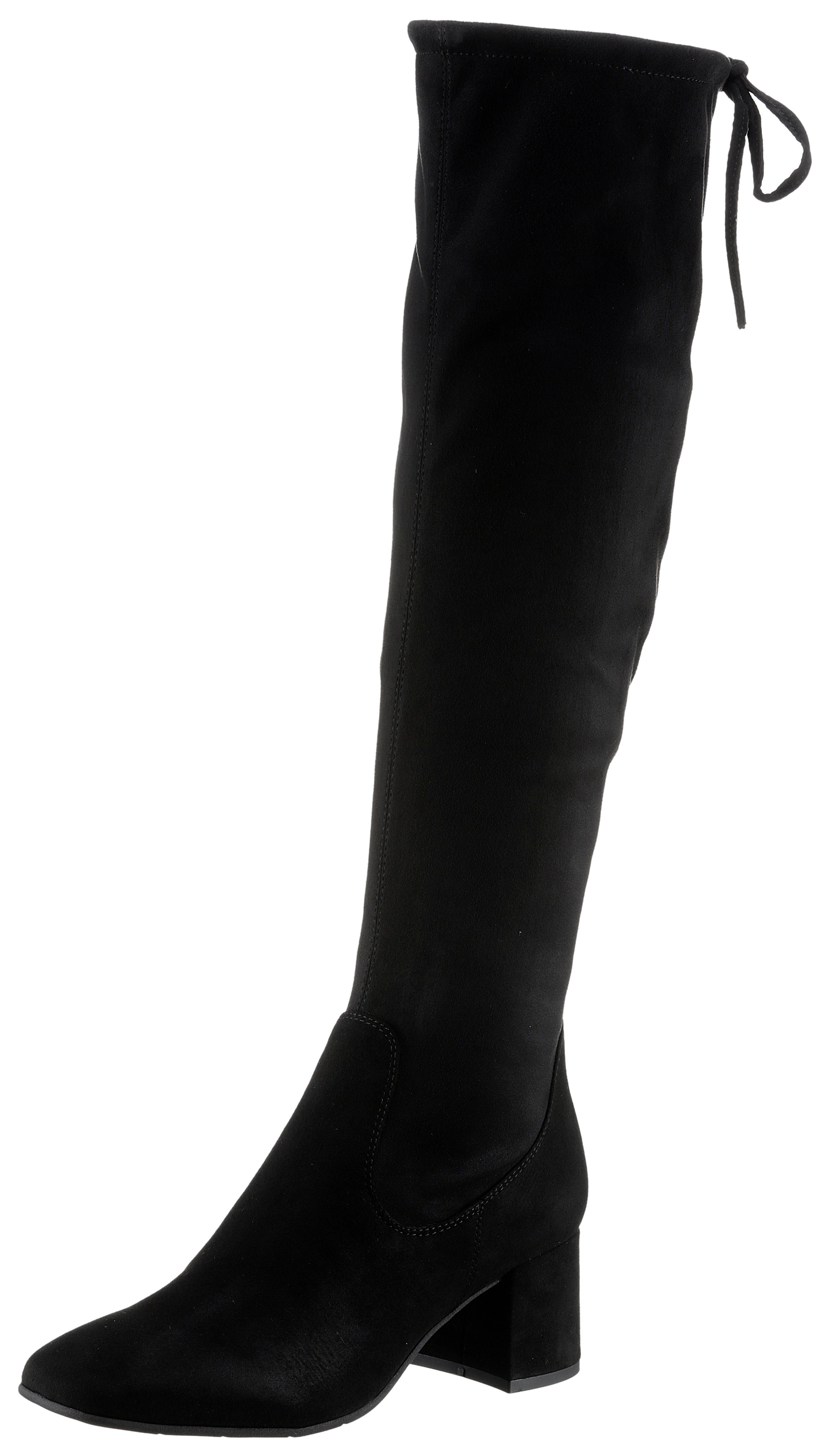 MARCO TOZZI Overkneestiefel, Blockabsatz, Stiefel mit günstig online kaufen