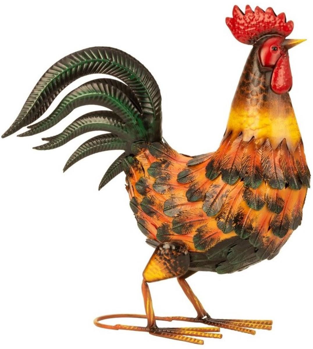 Geschenkestadl Tierfigur Metallhahn stolzer Hahn XL günstig online kaufen