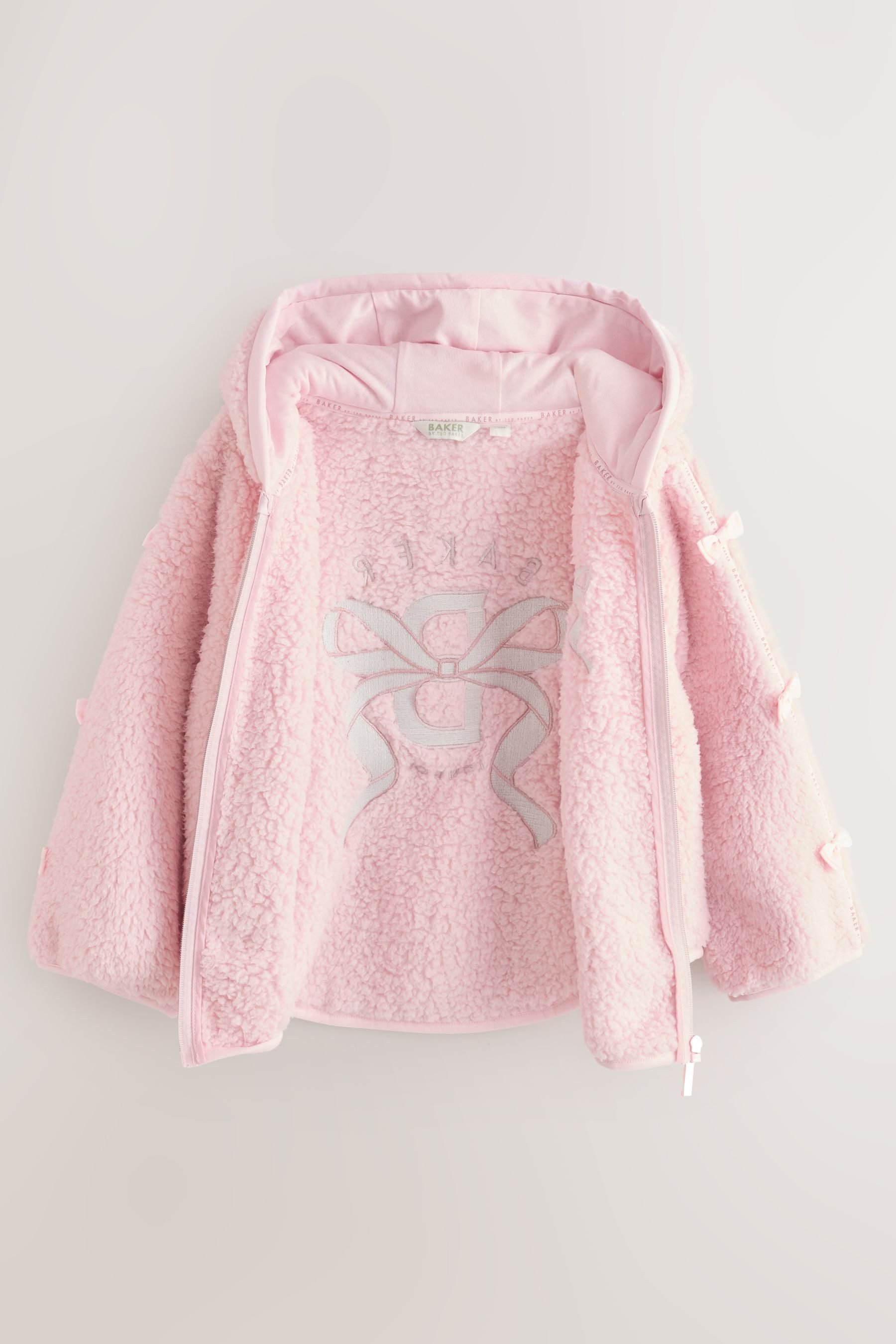 Baker by Ted Baker Kapuzenfleecejacke Baker by Ted Baker Fleece-Kapuzenjacke mit RV (1-St)