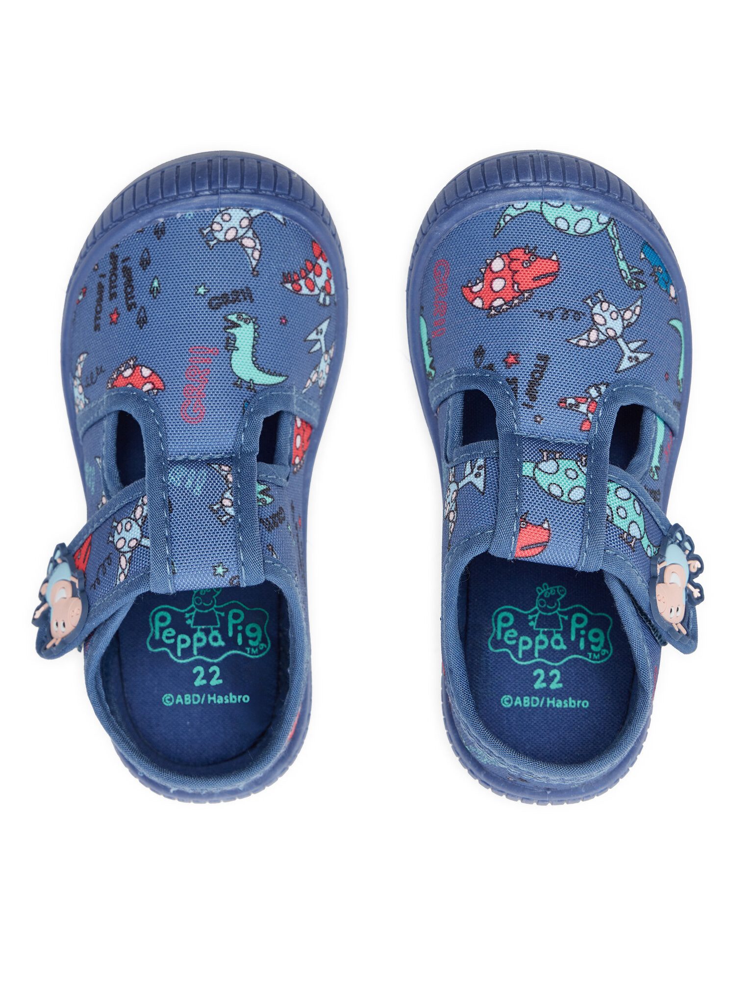 Peppa Pig Peppa Pig Hausschuhe Jungen AW24-104 PP Dunkelblau Hausschuh