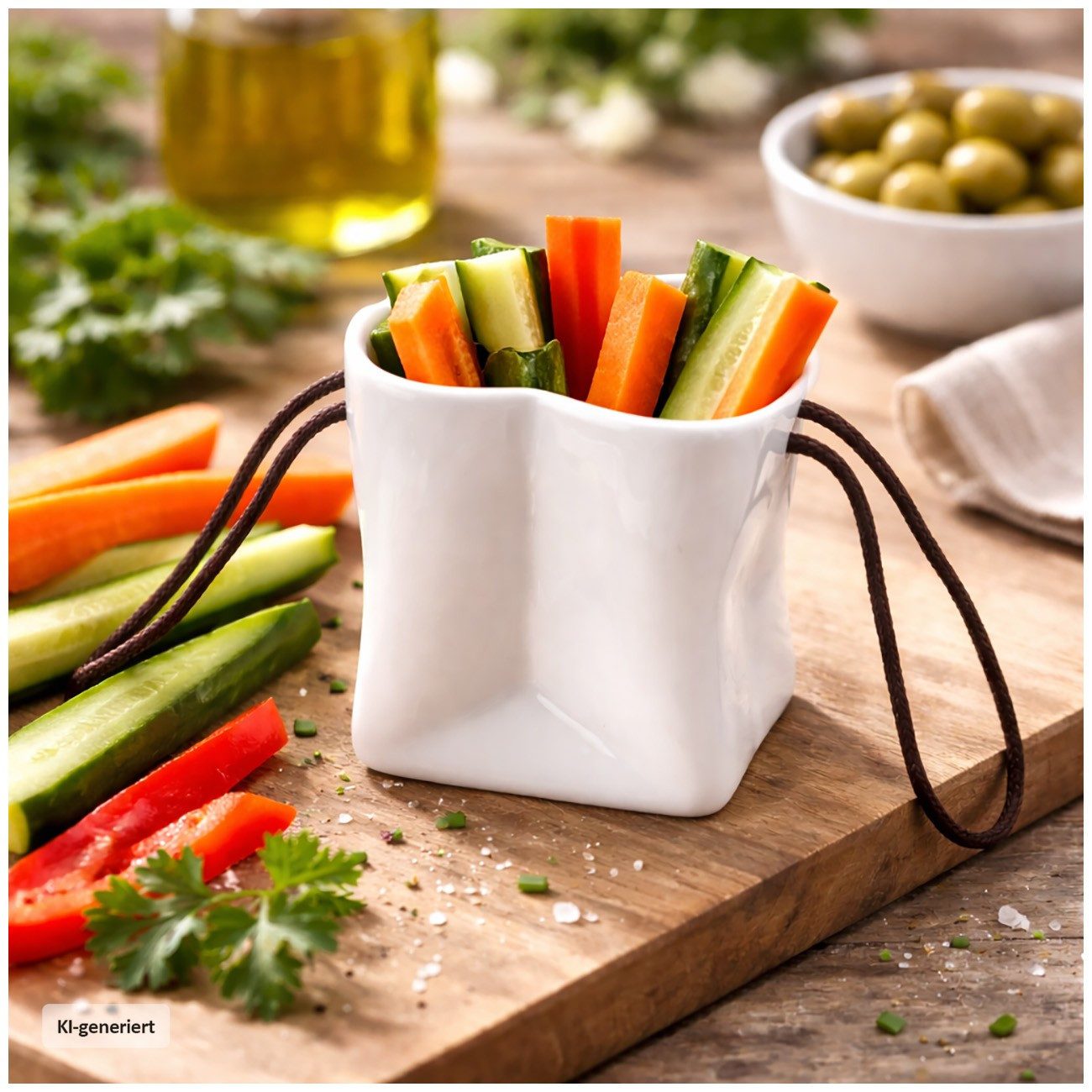 Neuetischkultur Servierschale Keramik Servierschale Tasche Design dekorative Dipschale, Keramik, (Stück, 1-tlg), Form einer Tasche