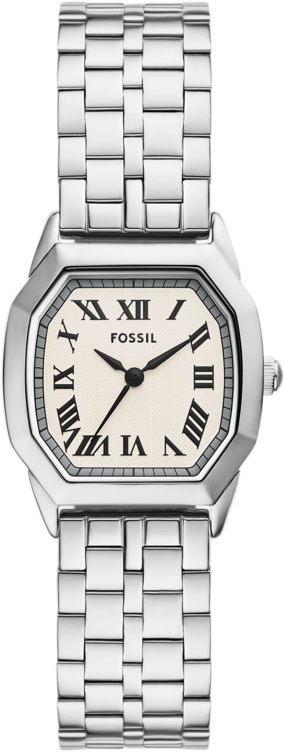 Fossil Quarzuhr HARLOW ES5363, Armbanduhr, Damenuhr, Edelstahlarmband, anal günstig online kaufen
