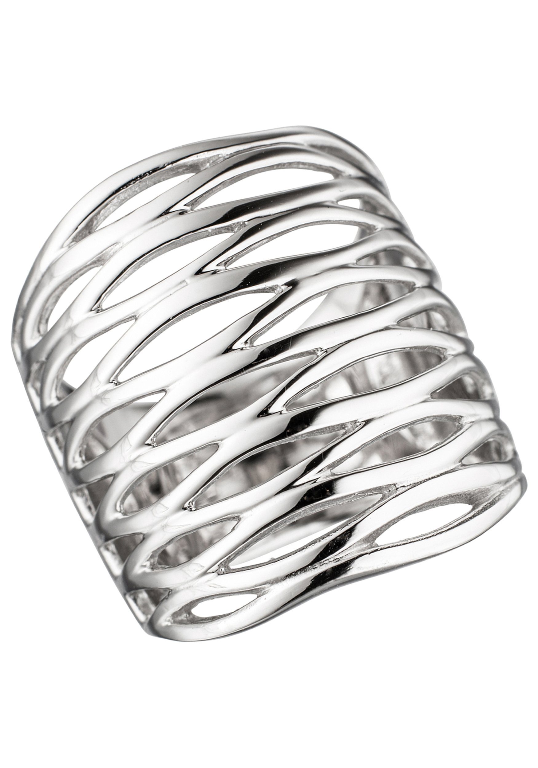JOBO Silberring, breit 925 Silber günstig online kaufen