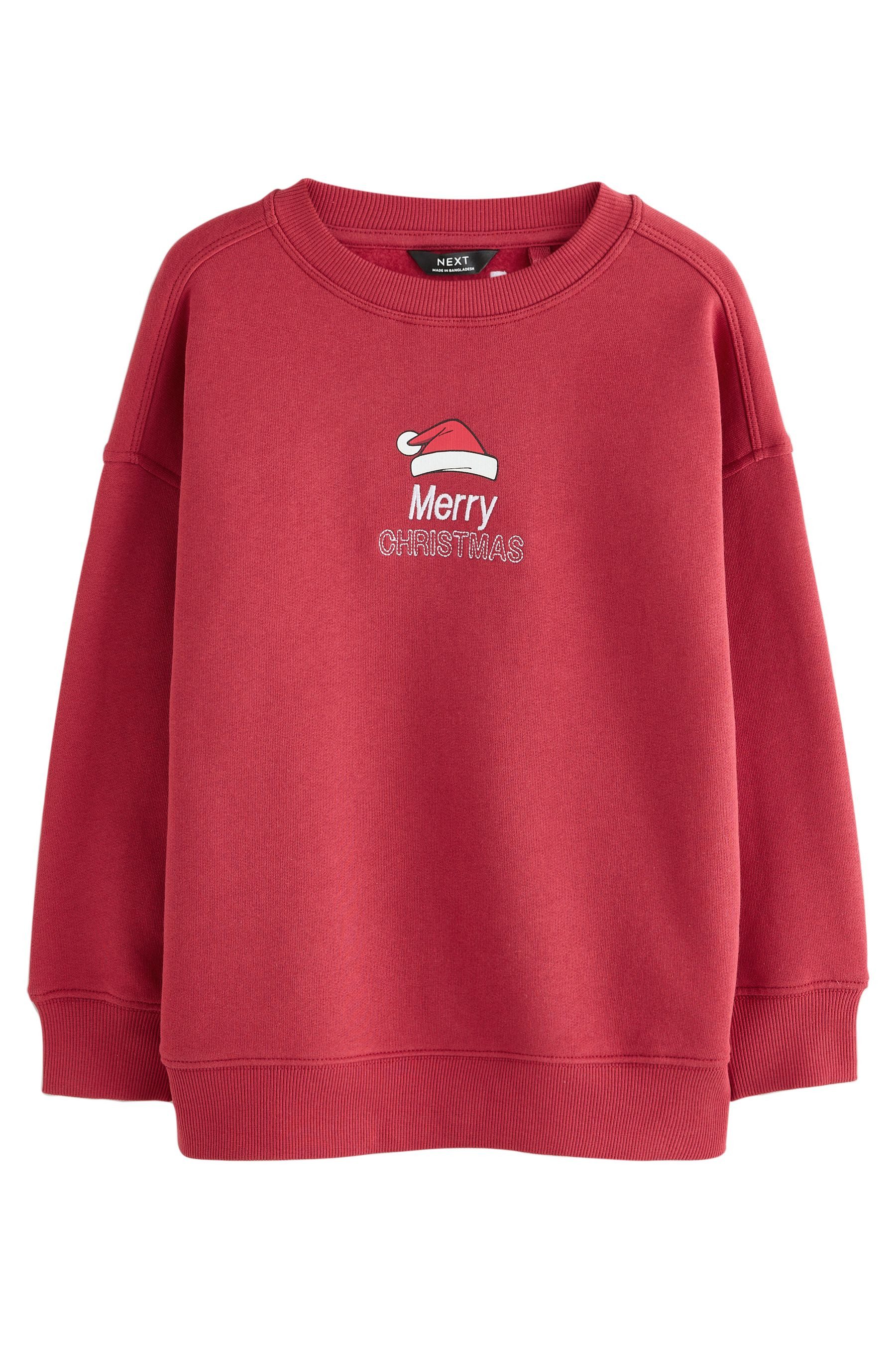 Next Sweater Sweatshirt mit weihnachtlichem Motiv günstig online kaufen