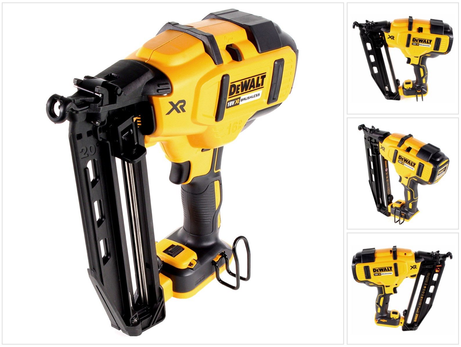 DeWalt Druckluft-Nagler DCN 660 N Akku Nagler 18V 32 - 63mm Brushless Solo