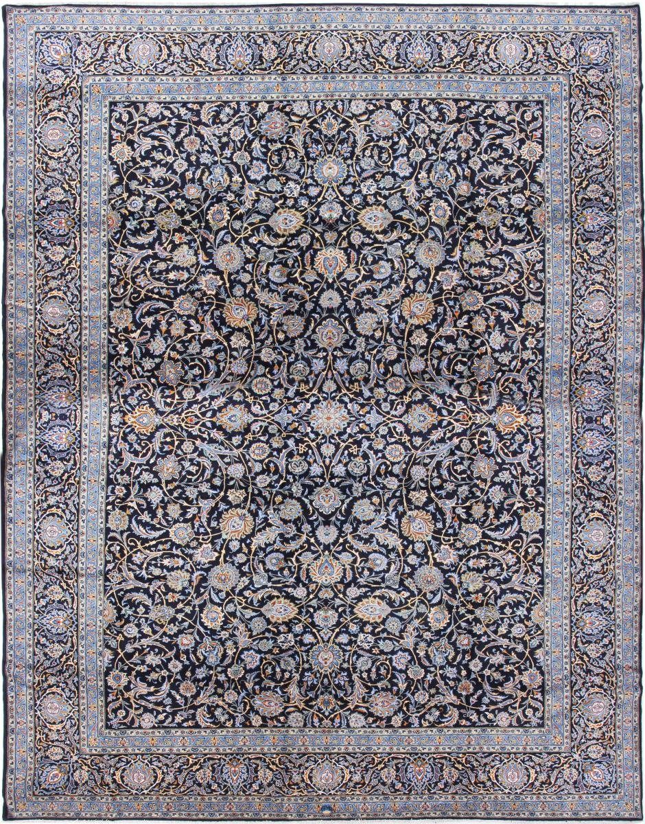 Orientteppich Keshan 419x541 Handgeknüpfter Orientteppich / Perserteppich, Nain Trading, rechteckig, Höhe: 12 mm