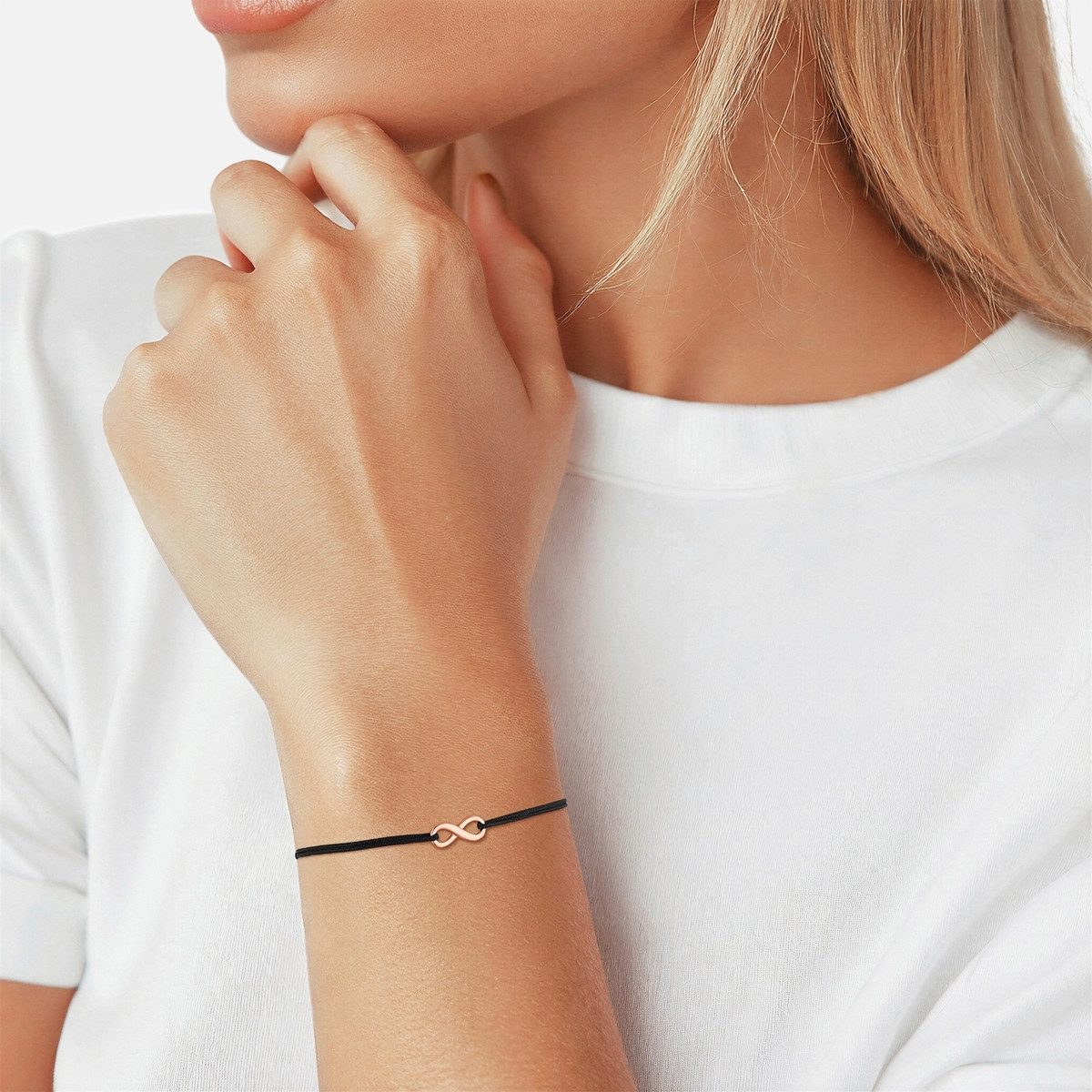 Glanzstücke München Armband Infinity roségold
