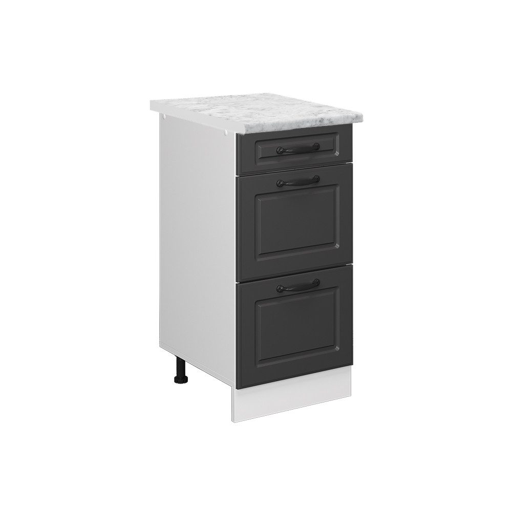 Vicco Unterschrank R-Line, Anthrazit Landhaus/Weiß, 40 günstig online kaufen