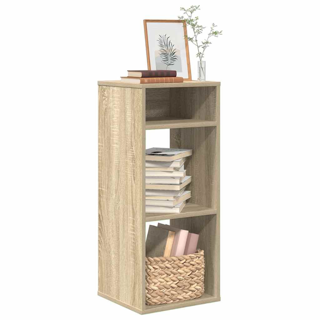 vidaXL Bücherregal Bücherregal Sonoma-Eiche 34x31x80 cm Holzwerkstoff, 1-tlg. – Bild 2 von 5