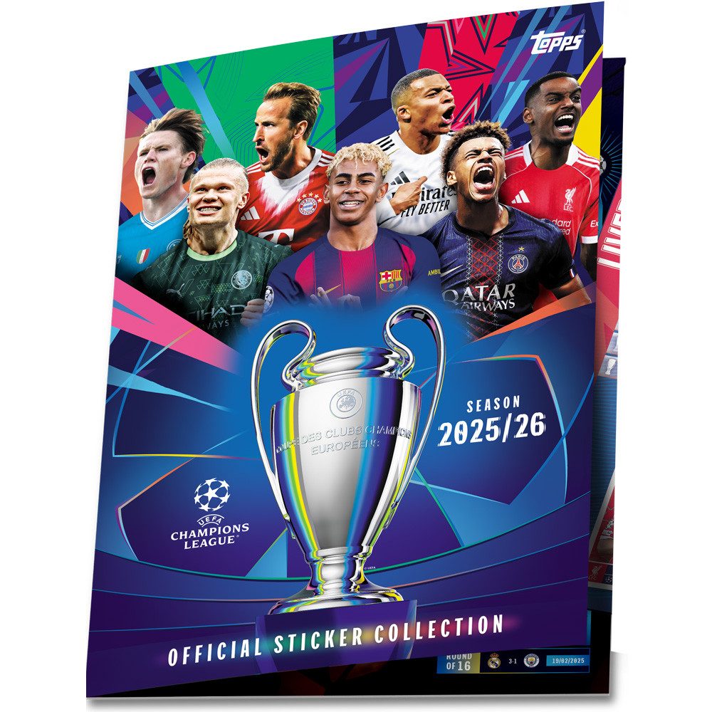 Topps Sammelkarte Topps - Champions League 2025/2026 - Sammelsticker - 1 Album
