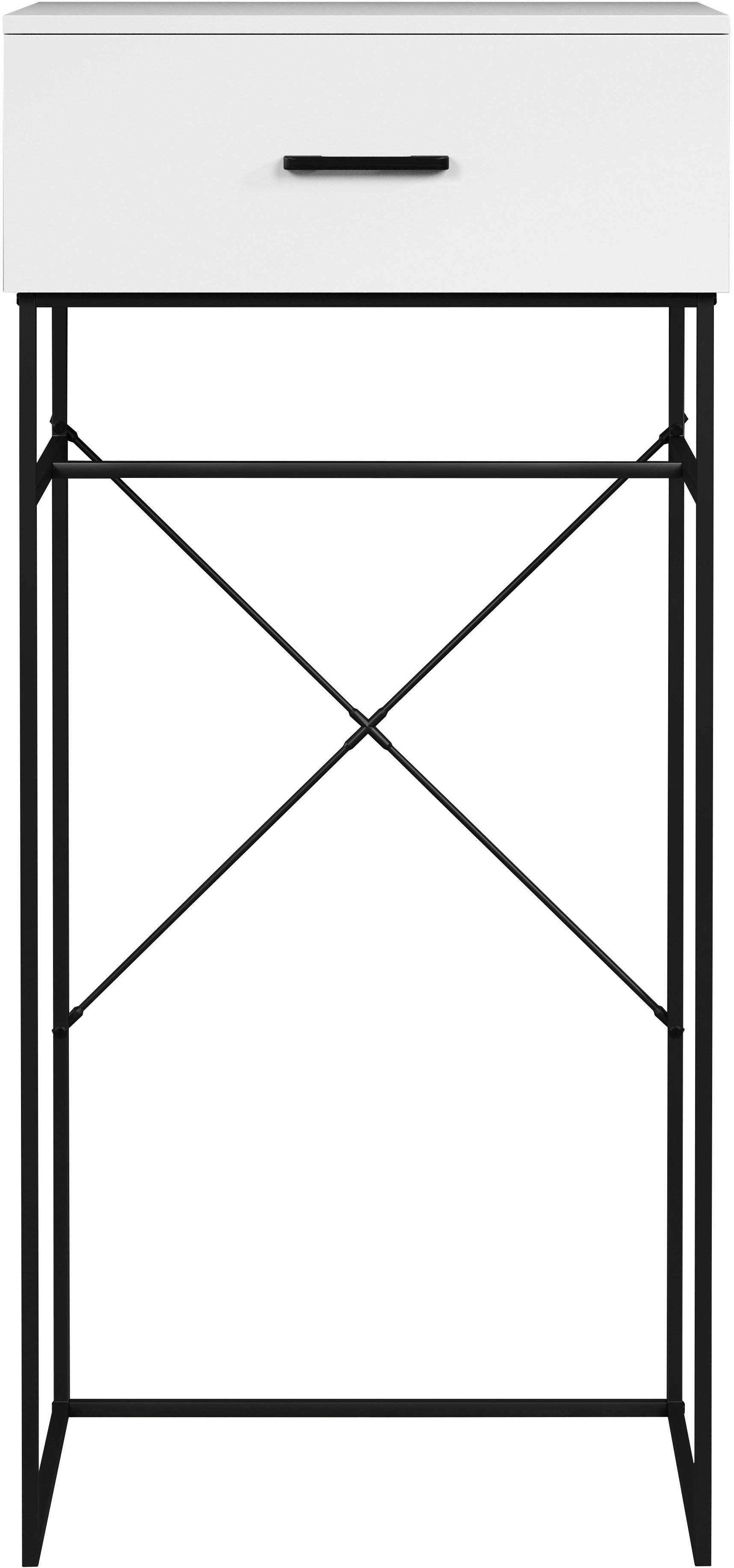 Home affaire Beistelltisch Sterling (1-St), Konsolentisch mit 1 Schublade - (B/T/H) 60/48/132 cm