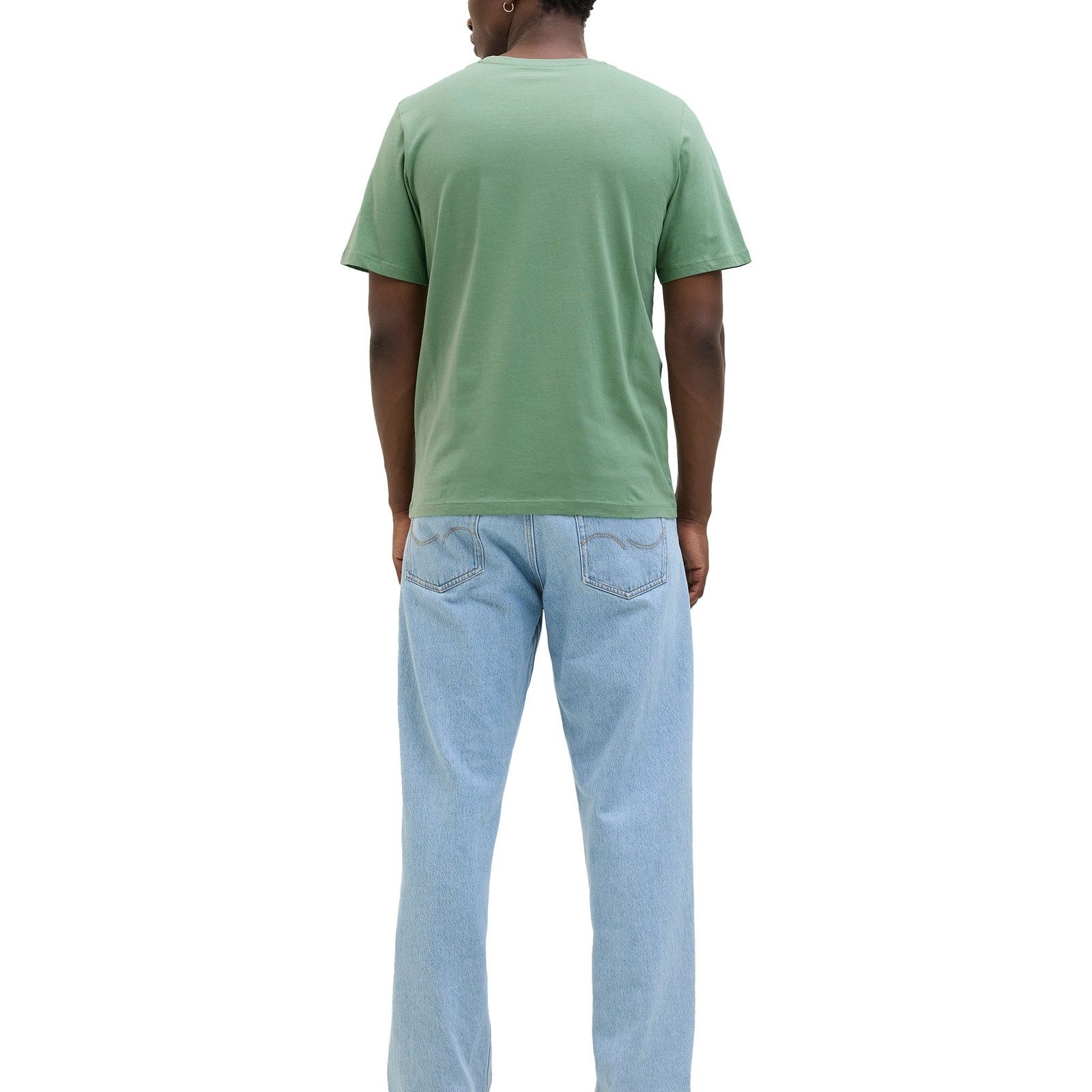 Jack & Jones T-Shirt JJHAWAII Shape Tee SS Crew Neck LN mit Rundhalsausschnitt