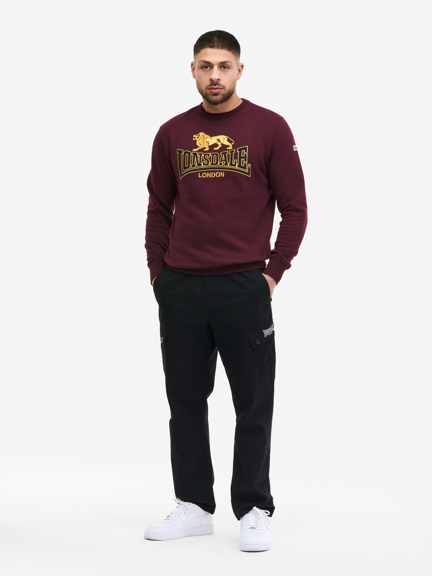 Oxblood/Yellow/Black