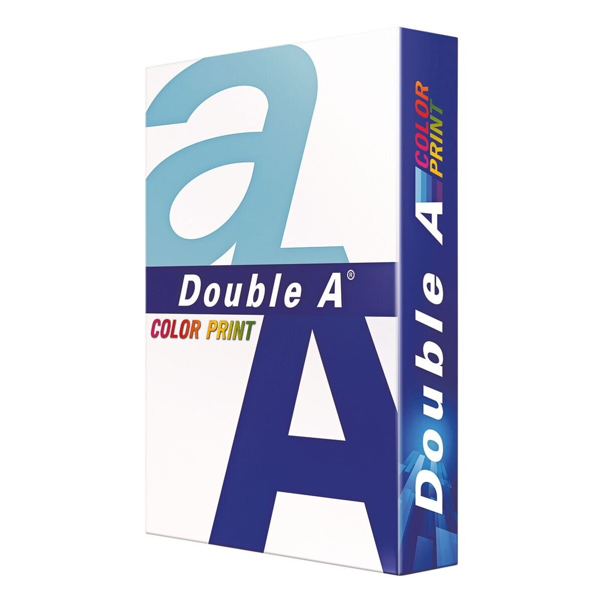 DOUBLE A Druckerpapier Color Print, Format DIN A4, 90 g/m², 162 CIE, 500 Blatt