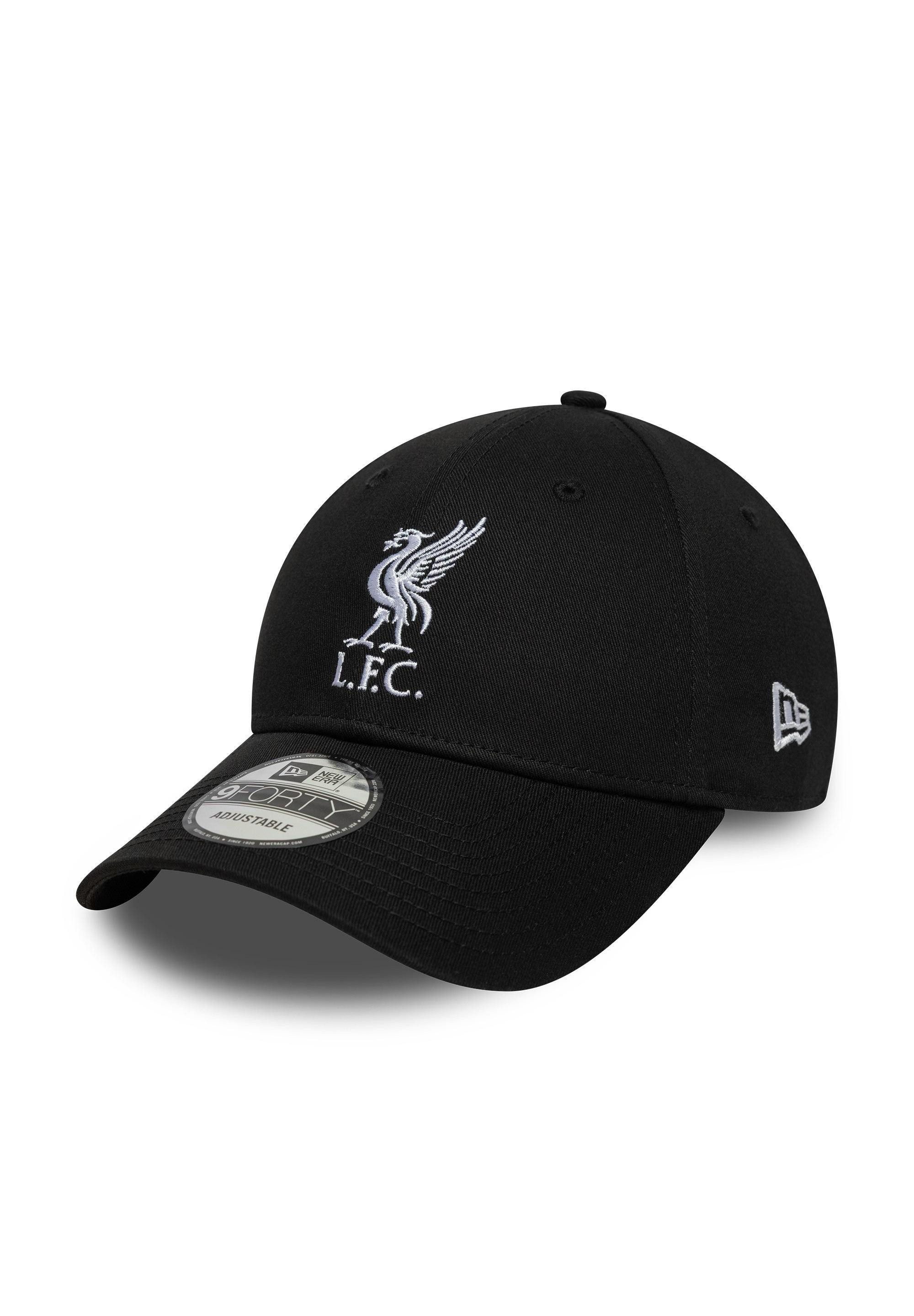 New Era Baseball Cap FC Liverpool Premier League Core Schwarz Verstellbare 9Forty Cap New E (1-St)