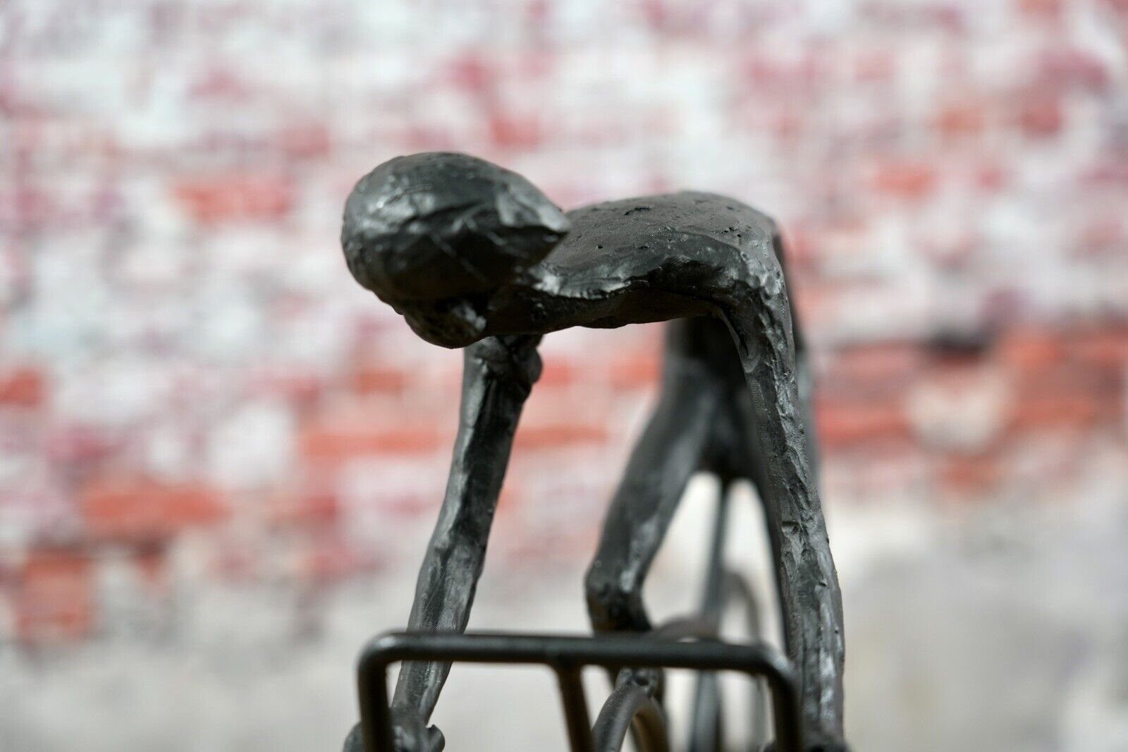 MF Skulptur 6-er Radfahrer Dekofiguren Set Fahrrad (6 St) - Handgefertigte