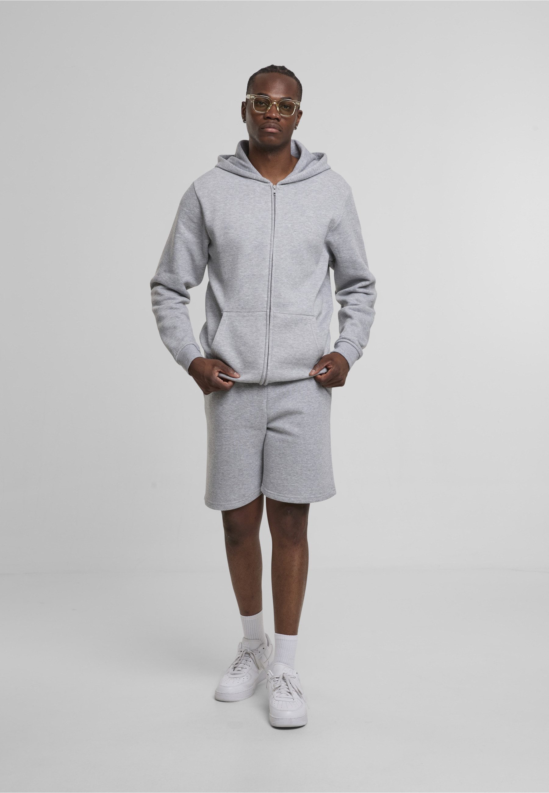 URBAN CLASSICS Sweatjacke Urban Classics Basic Essential Zip Hoody