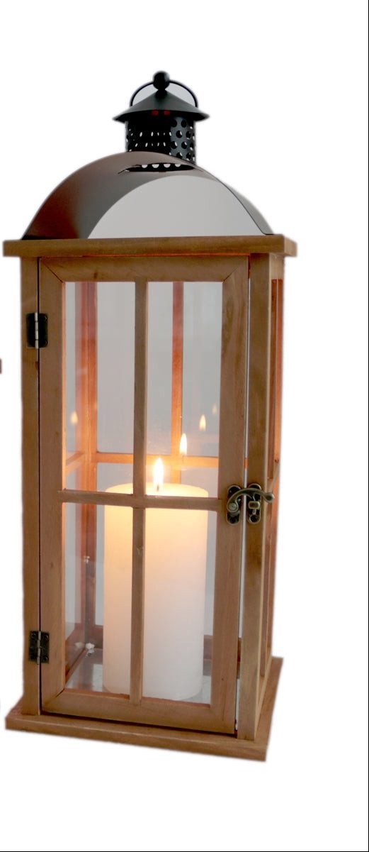 finehomegarden Kerzenlaterne Laterne Holz Gartenlaterne mit günstig online kaufen