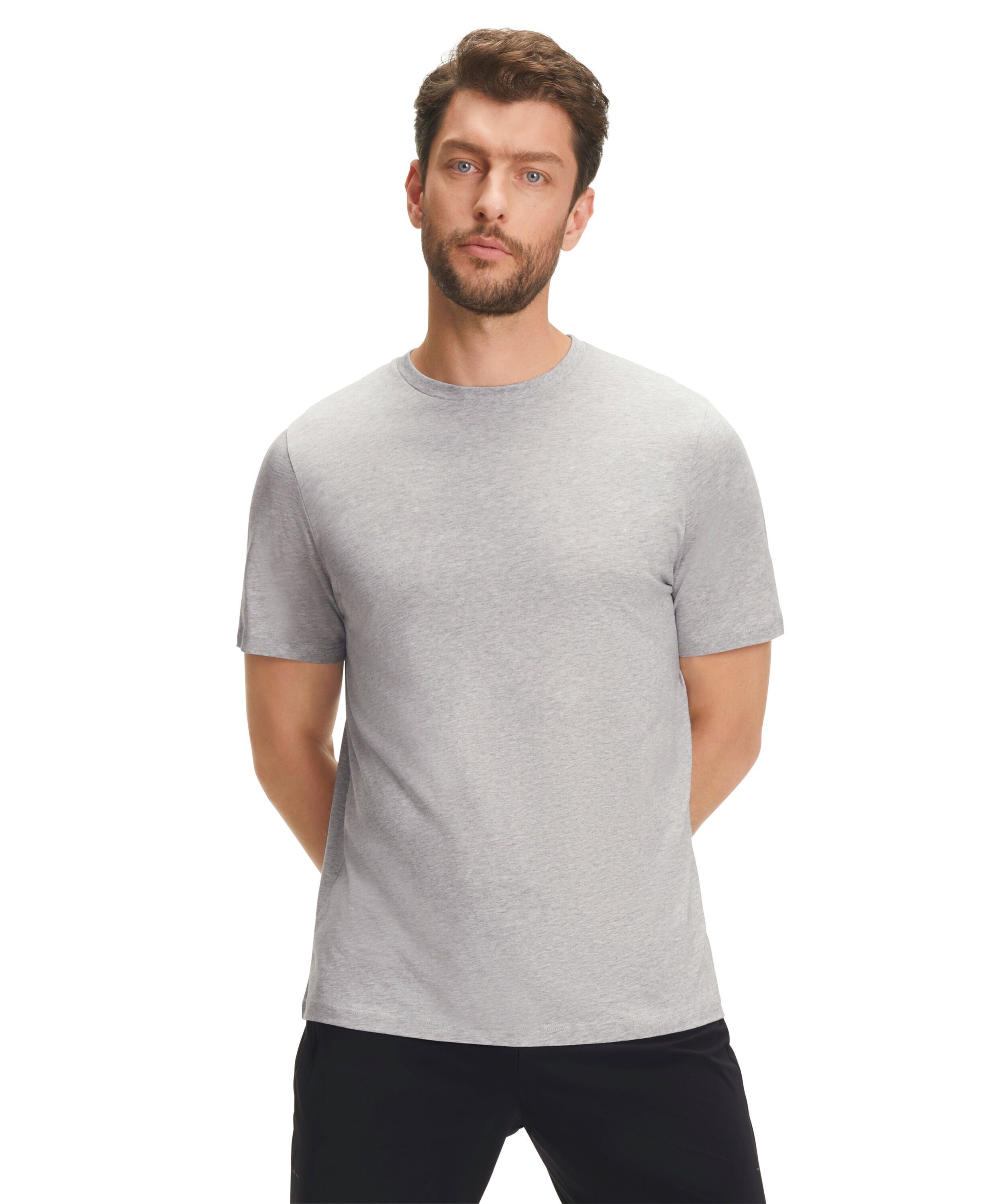 FALKE T-Shirt (1-tlg) kühlend grey-heather (3757)