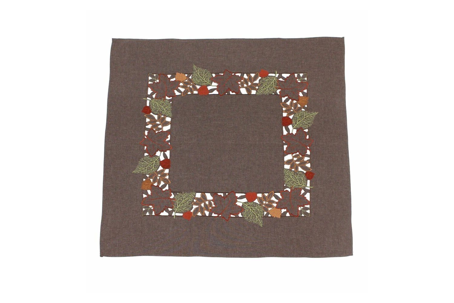 MEA LIVING Tischdecke Tischdecke "Herbstlaub", ca. 85 x 85 cm