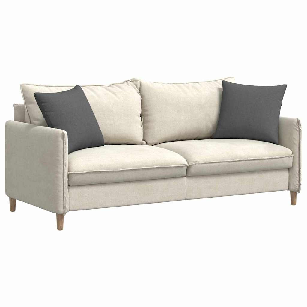 vidaXL Sitzauflage Sofakissen 2 Stk. Stoff Dunkelgrau 45 x 45 cm, (2 St)