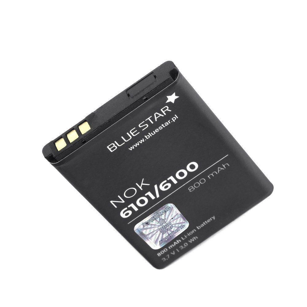 BlueStar Bluestar Akku Ersatz kompatibel mit Austausch 6101 / Smartphone-Akku 800 6131 / 1661 / 7270 Batterie 6100 Nokia BL-4C / Accu mAh / 6300