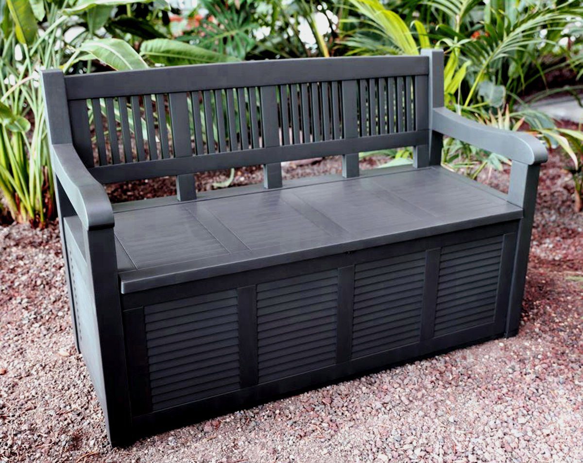 dynamic24 Auflagenbox Truhenbank, Garten Bank Gartentruhe günstig online kaufen