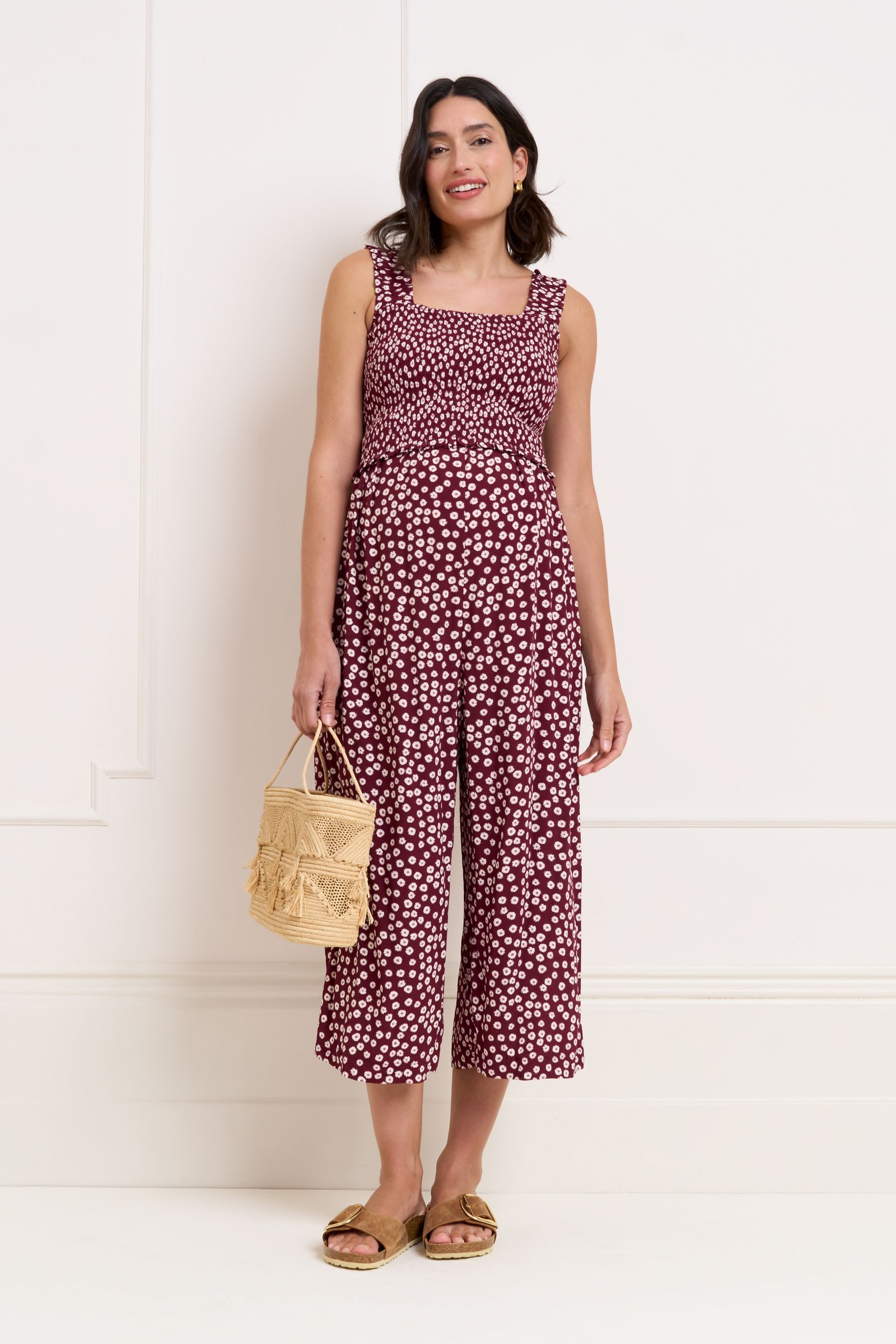Seraphine Jumpsuit Seraphine Midi-Jumpsuit, Umstands- und Stillmode (1-tlg)