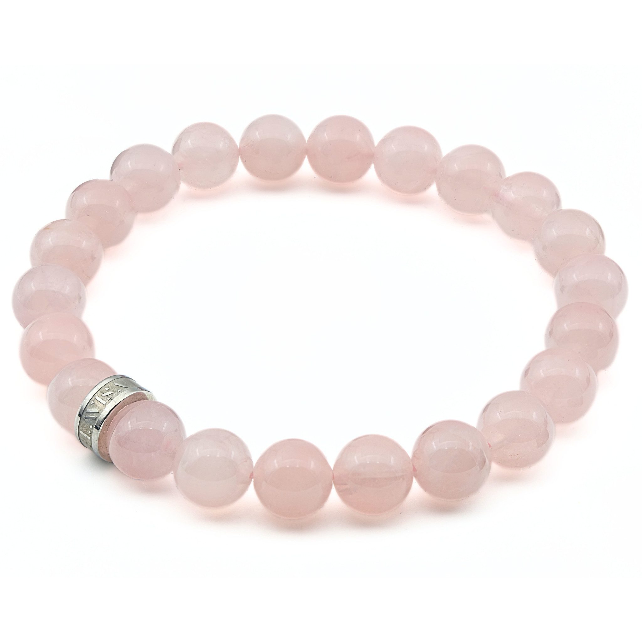 LAVISA Armband Armband Echte Edelstein Perlen, Kristalle, Heilsteine, Onesize, Echte Edelsteine, Rostfreies Edelstahl, Wasserfest