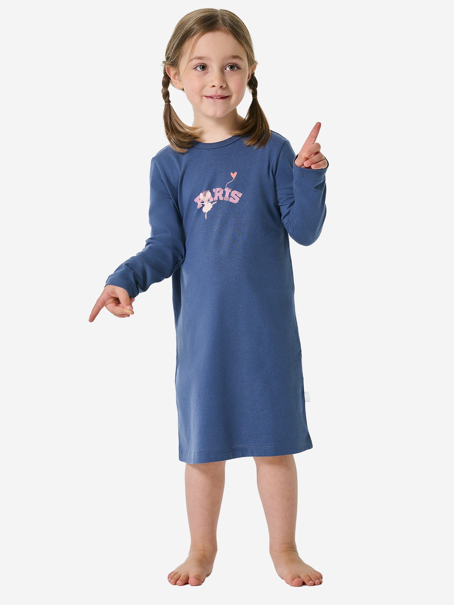 Schiesser Nachthemd Girls World Nacht-hemd schlafmode sleepwear