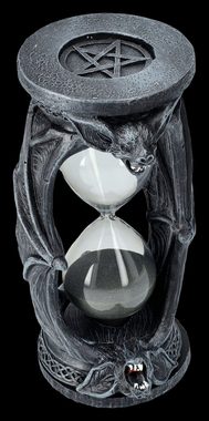 Figuren Shop GmbH Sanduhr Sanduhr - Vampir Fledermaus - Fantasy Gothic Deko Tierdeko