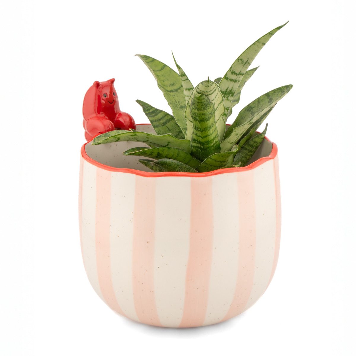 Sass & Belle Blumentopf Peeking Planter (Porzellan, 1 St., Hummer, Dackel, Katze), ca. 14 x 15 x 13 cm