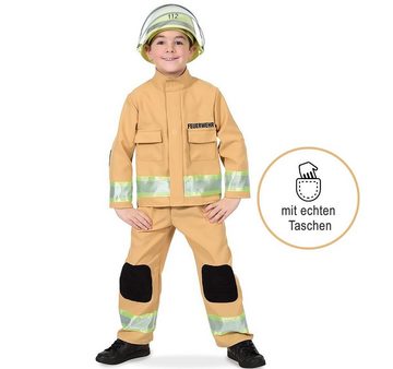 Fries Kostüm Feuerwehr Uniform für Kinder