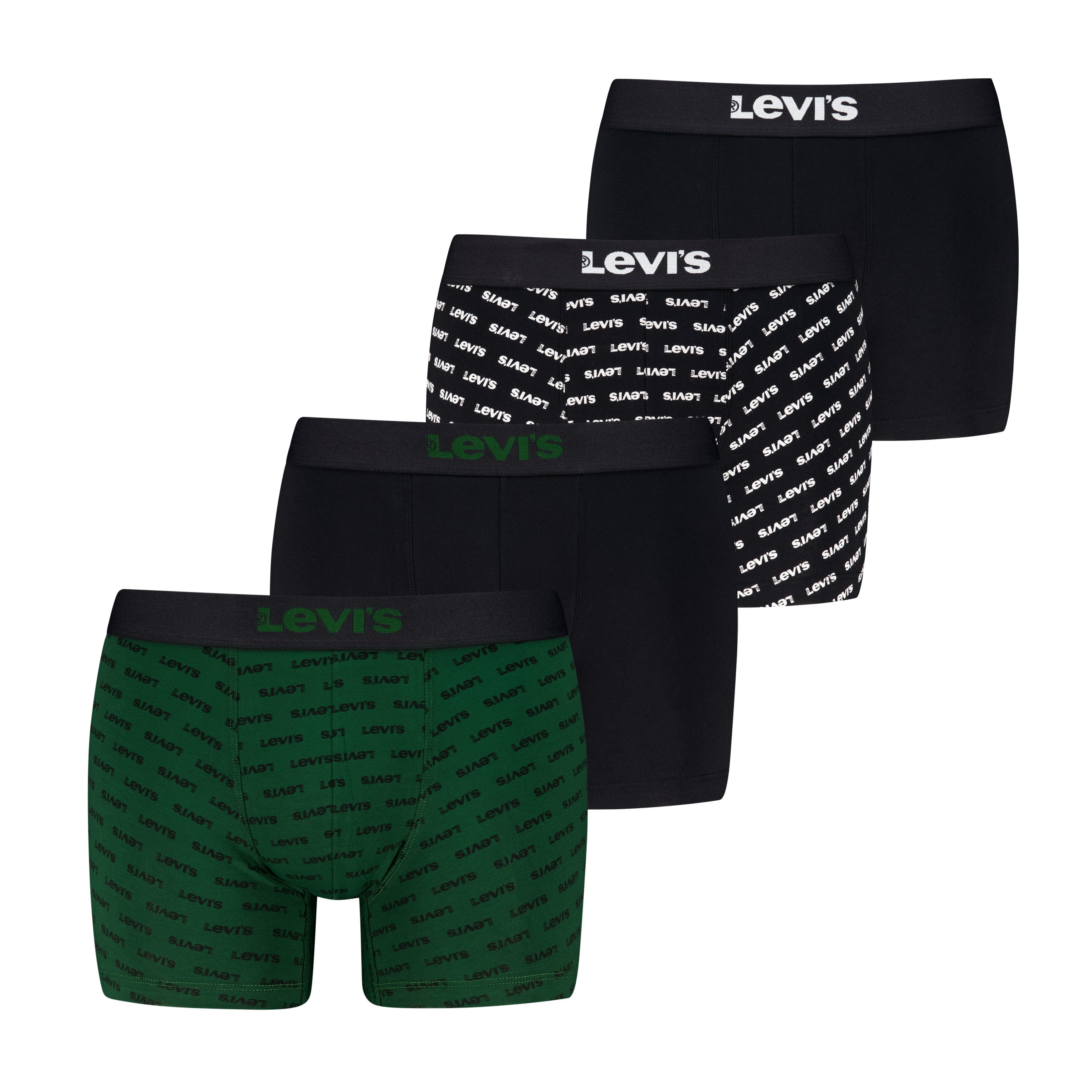 Levi's® Boxershorts LEVIS MEN LOGO AOP BOXER BRIEF 4P (4er Pack) günstig online kaufen
