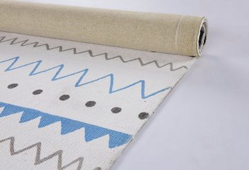 Teppich Tuxedo, THEKO, rechteckig, Höhe: 5 mm, Flachgewebe, handgewebt, ideal im Wohnzimmer & Schlafzimmer