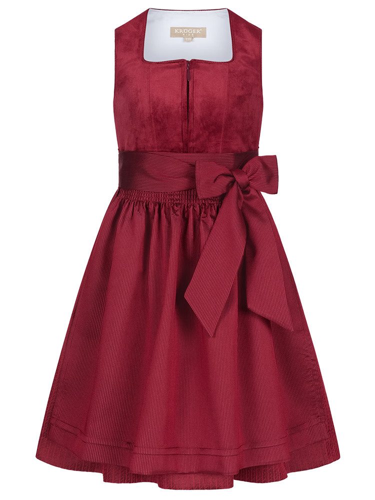 KRÜGER KIDS Dirndl Kinderdirndl Tia rot