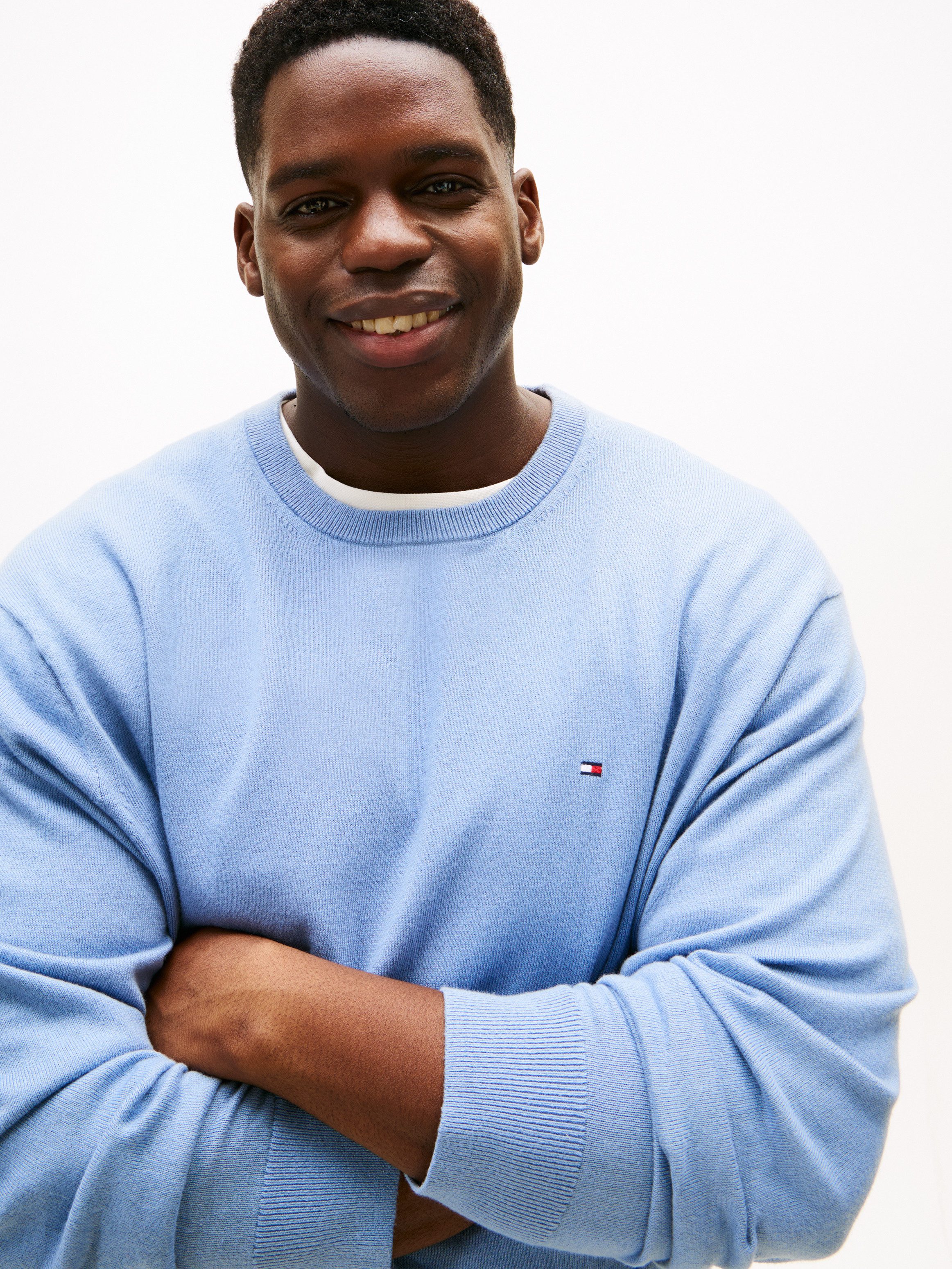 Tommy Hilfiger Big & Tall Rundhalspullover BT-PIMA ORG CTN CASHMERE CN-B