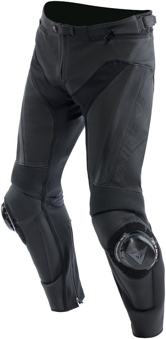 Dainese Motorradhose Delta 4 perforierte Motorrad Lederhose Knieprotektoren günstig online kaufen