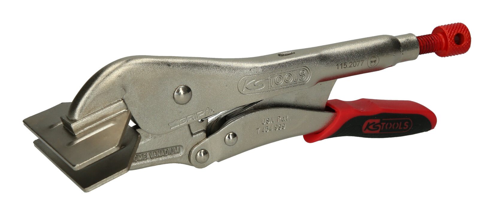KS Tools 115.1036 Gripzange Gezahnt 0-55mm - Chrom-Molybdän Stahl