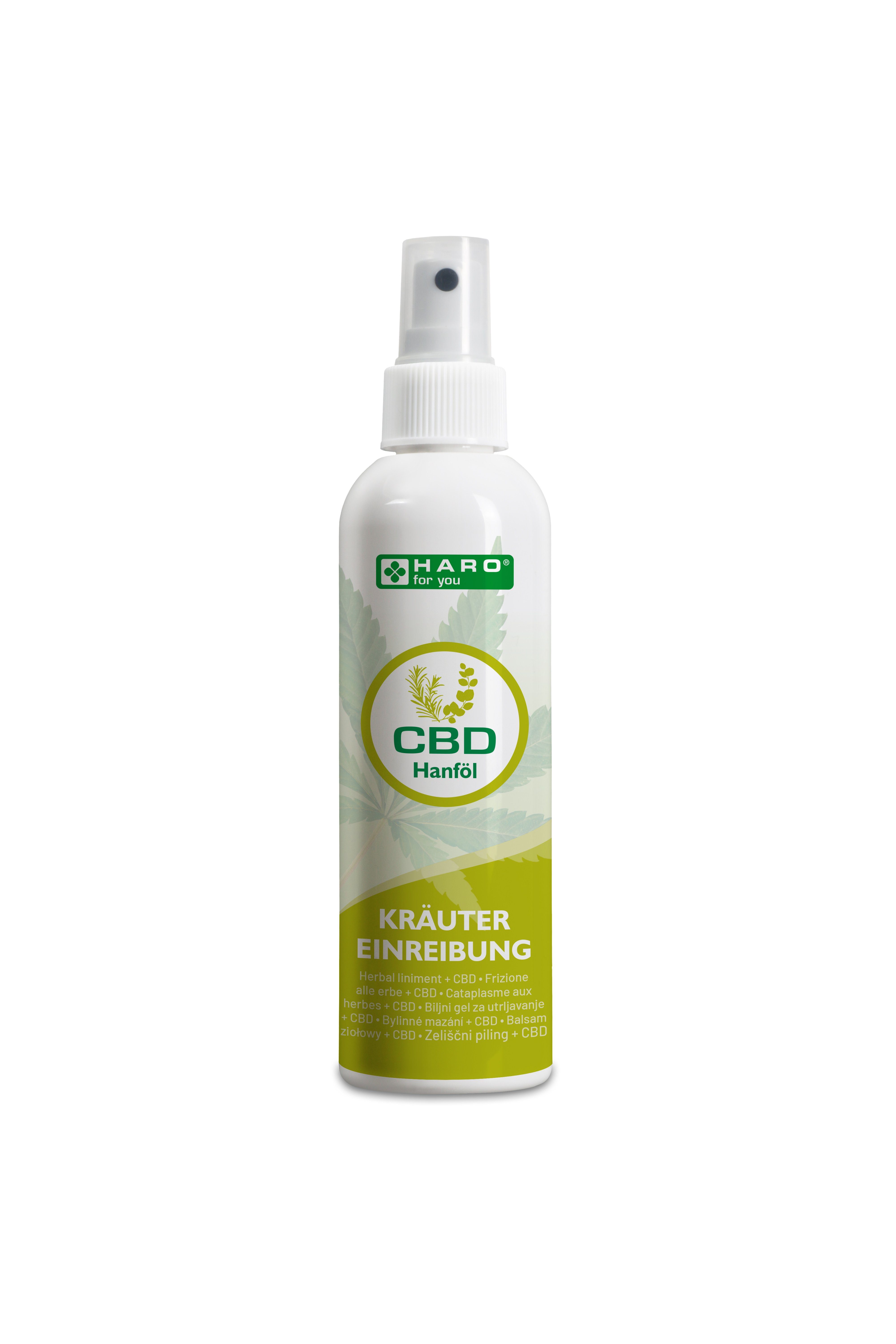 HARO-MC Körperlotion CBD Hanföl Kräuter Einreibung