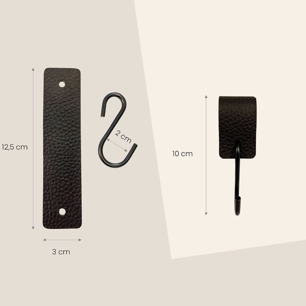 RSR Hangers Kleiderhaken Lederhaken Lederband für günstig online kaufen